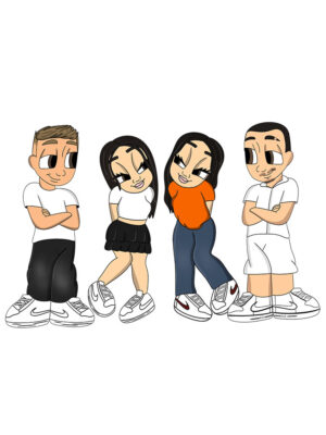Cartoon4Persoane Grup