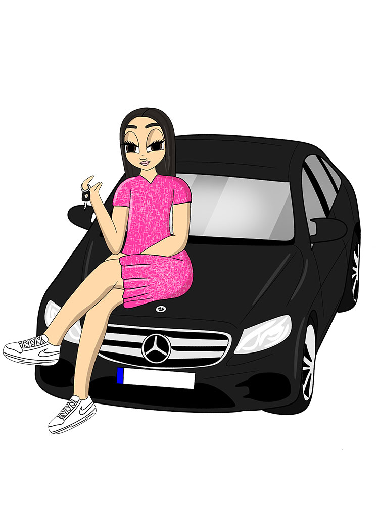 GirlToon - Tablouri personalizate Giftoon GirlToon