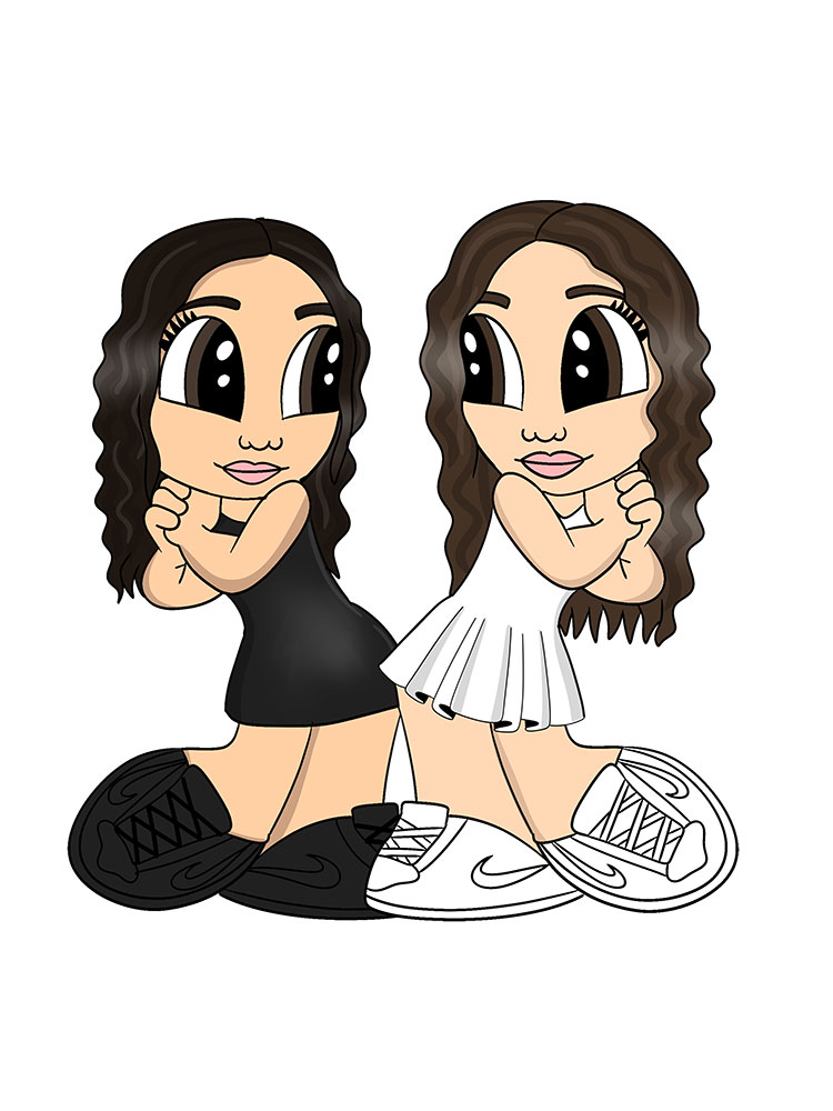 BestieToon - Tablouri personalizate Giftoon BestieToon