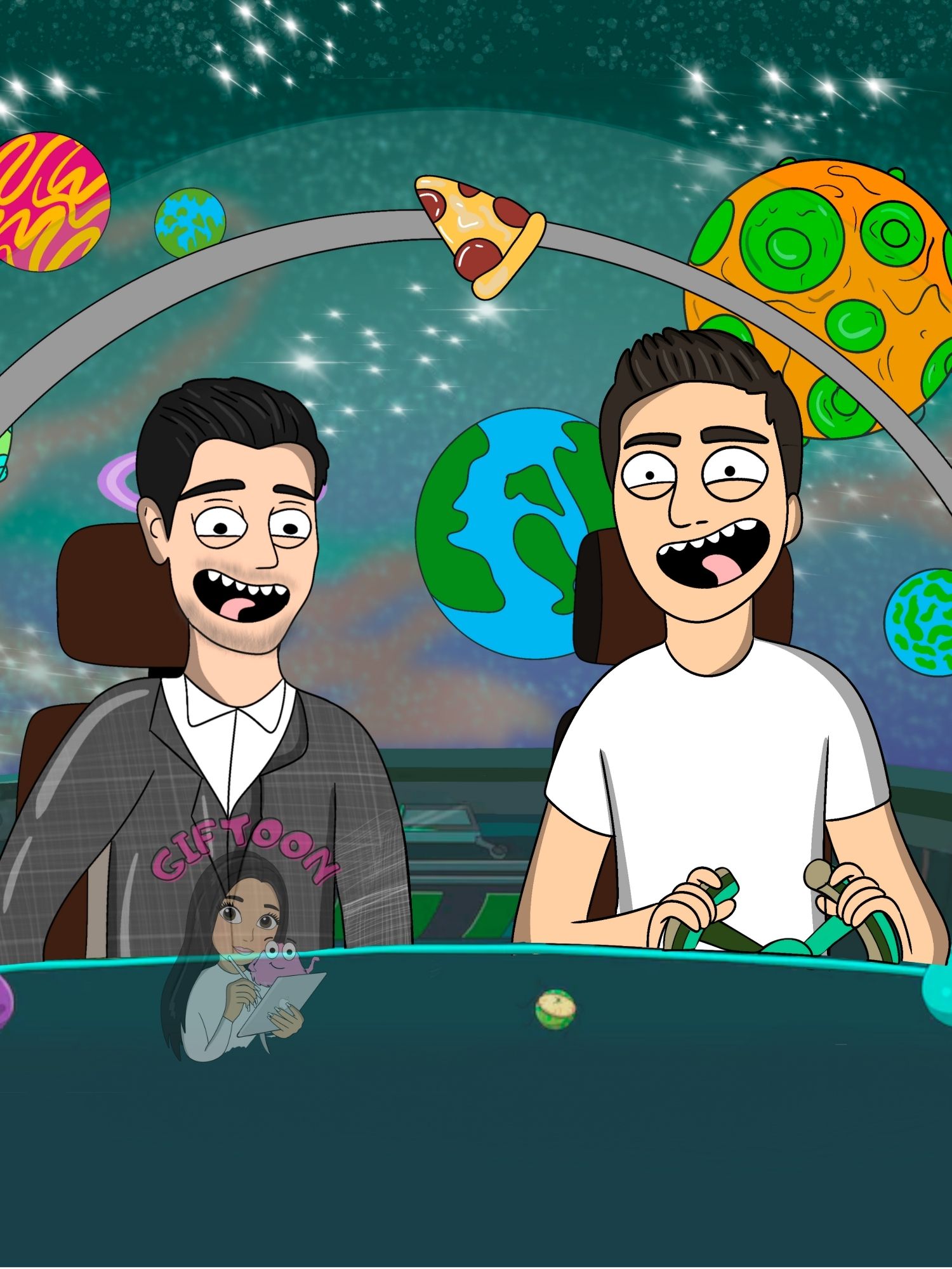 GalacticDuo - Tablouri personalizate Giftoon GalacticDuo