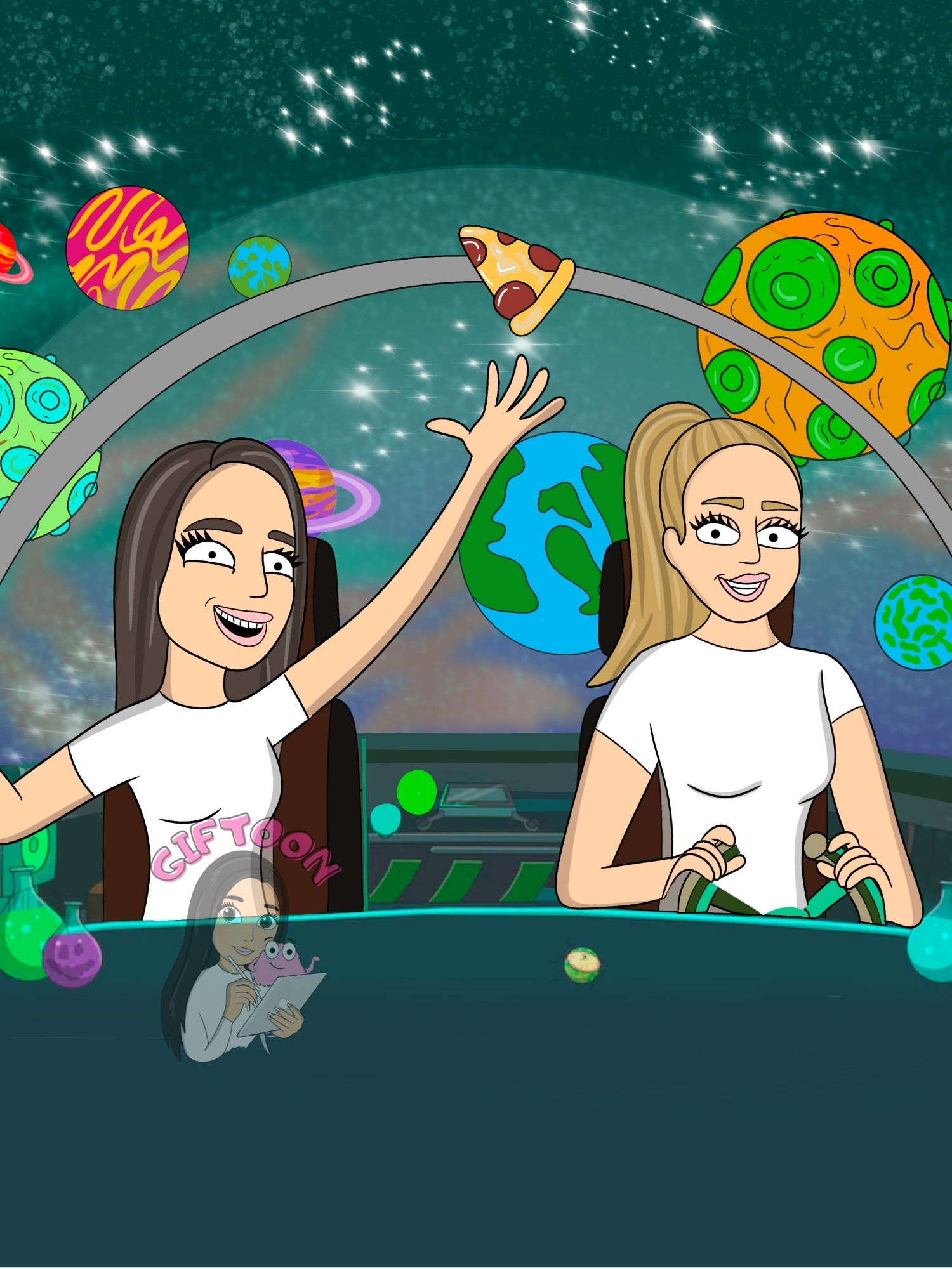 CosmicVibes - Tablouri personalizate Giftoon CosmicVibes