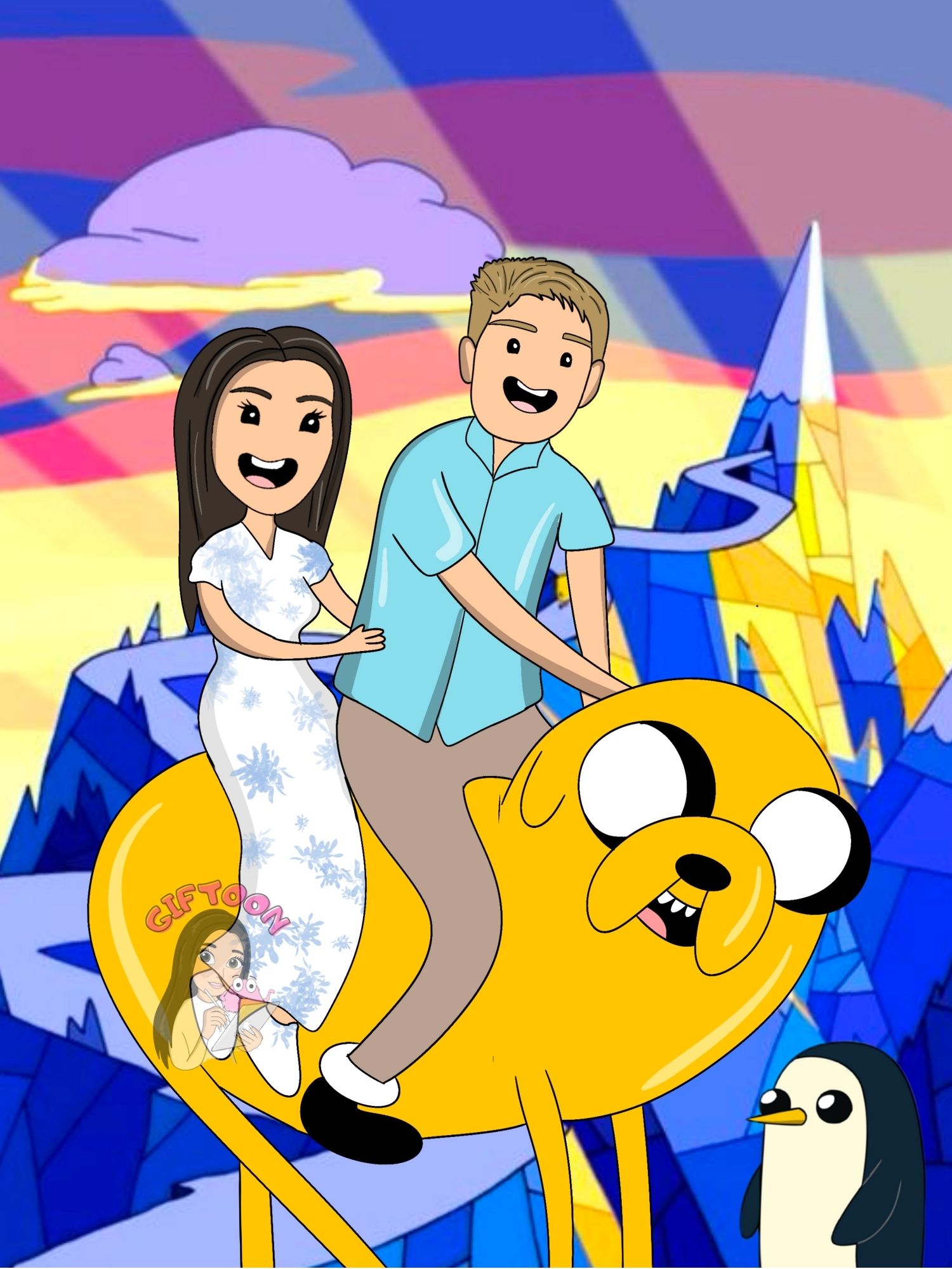Couple&Jake - Tablouri personalizate Giftoon Couple&Jake