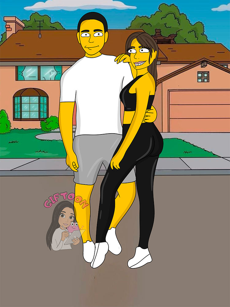 YellowCouple - Tablouri personalizate Giftoon YellowCouple