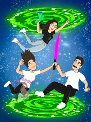 Rick&Morty 3Persoane Portal