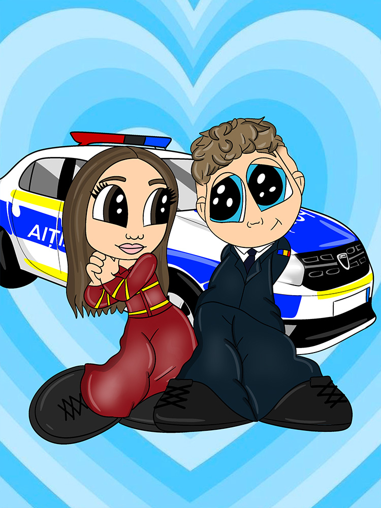 CartoonClasicCouple - Tablouri personalizate Giftoon CartoonClasicCouple - imagine 3