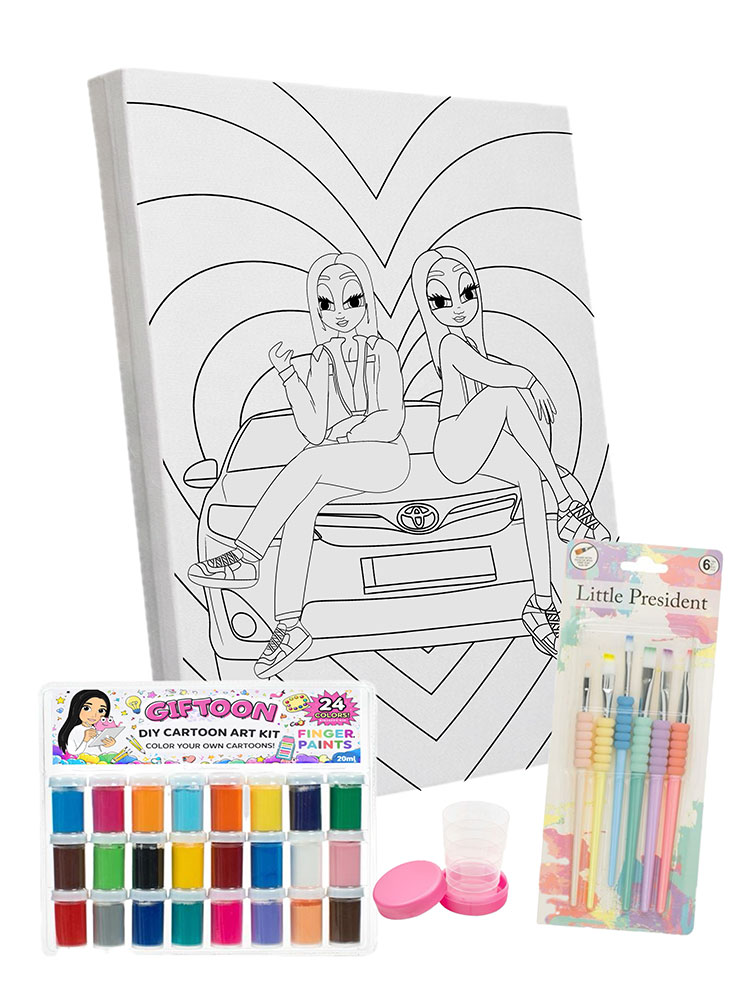 Kit CartoonBff - Tablouri personalizate Giftoon Kit CartoonBff