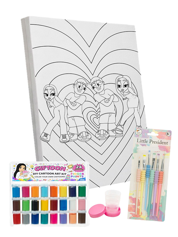 Kit Cartoon4BFF - Tablouri personalizate Giftoon Kit Cartoon4BFF