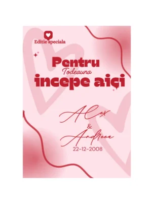 Carte cu stickere-Pentru totdeauna