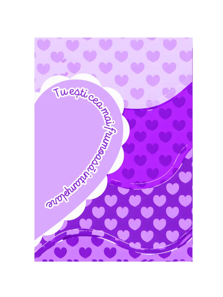 Carte cu stickere mov-Iubirea Noastră - Tablouri personalizate Giftoon Carte cu stickere mov-Iubirea Noastră - imagine 7