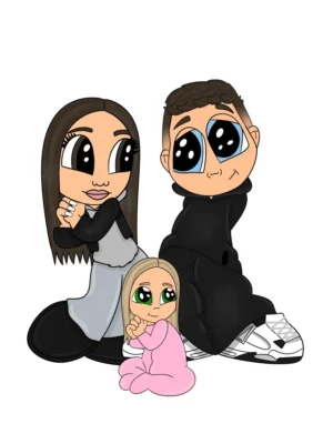 CartoonClasicFamilly 1 copil