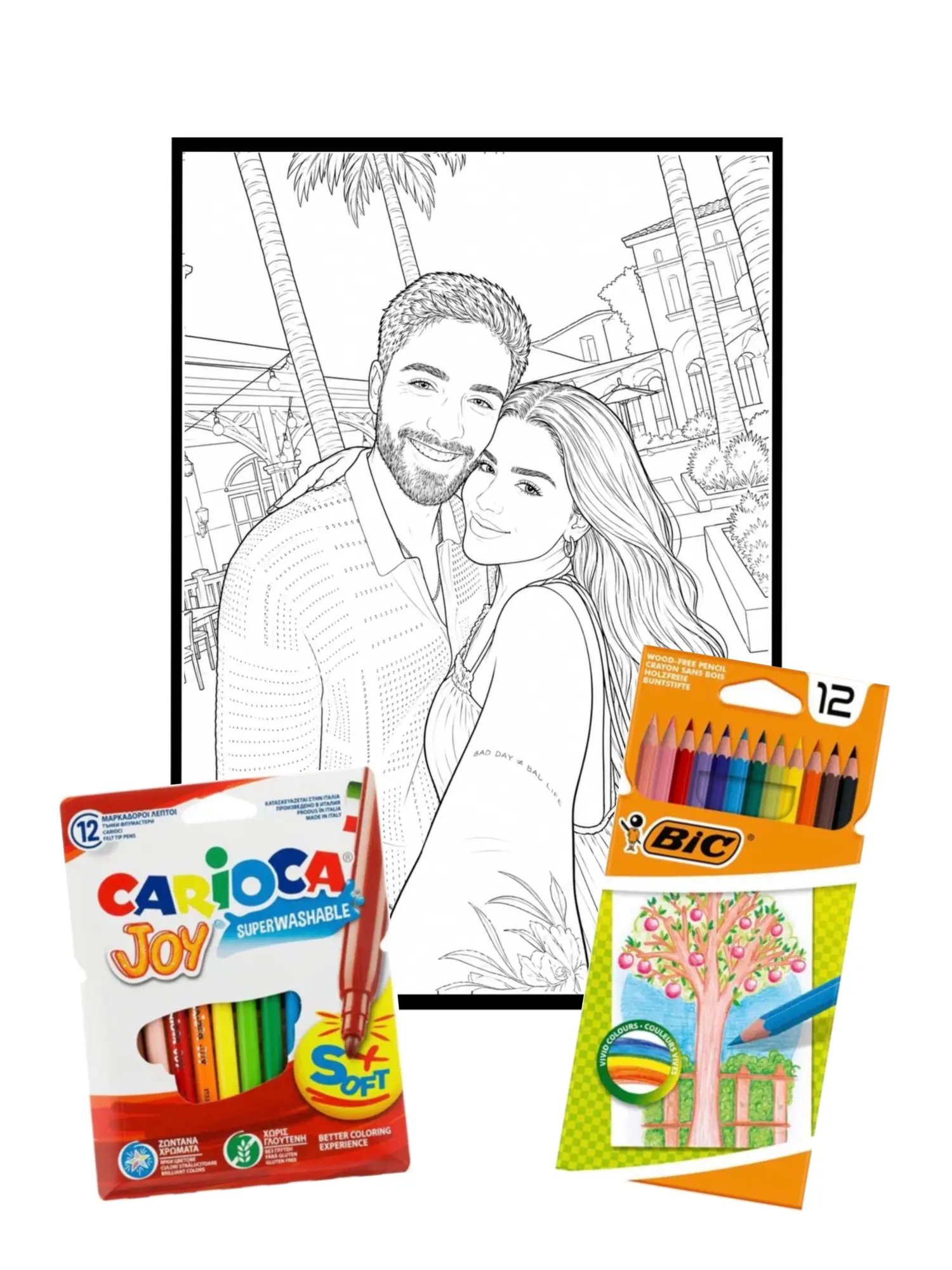 Kit Foto Cuplu - Tablouri personalizate Giftoon Kit Foto Cuplu